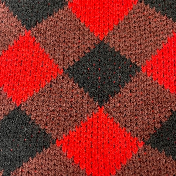 Field & Stream Cozy Cabin Black, Brown and Red Plaid Knit Beanie Hat NWT - Picture 6 of 8